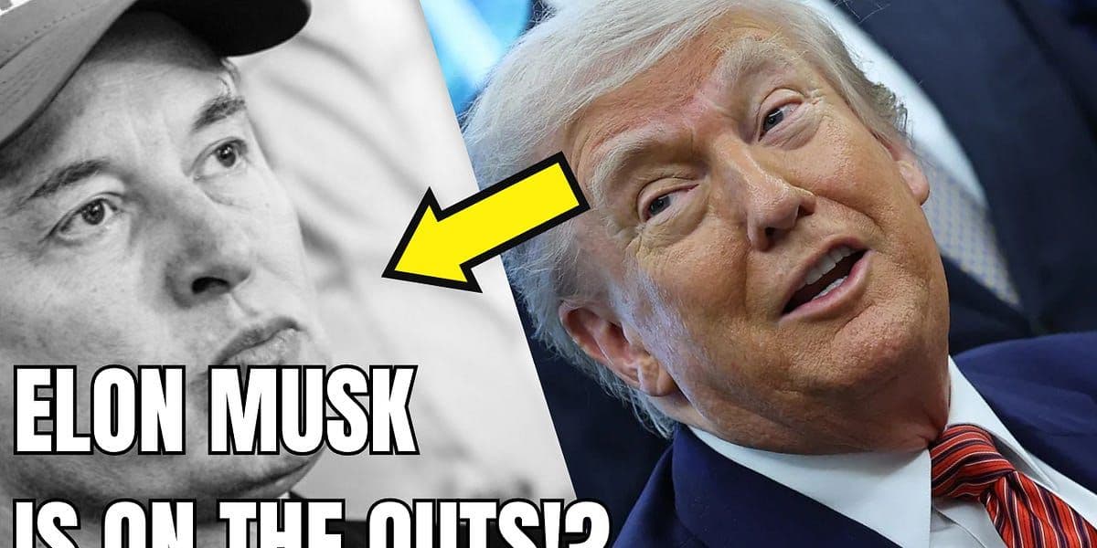 Elon Musk Breaks From Donald Trump on Budget Bill as Tesla Sales Plummet