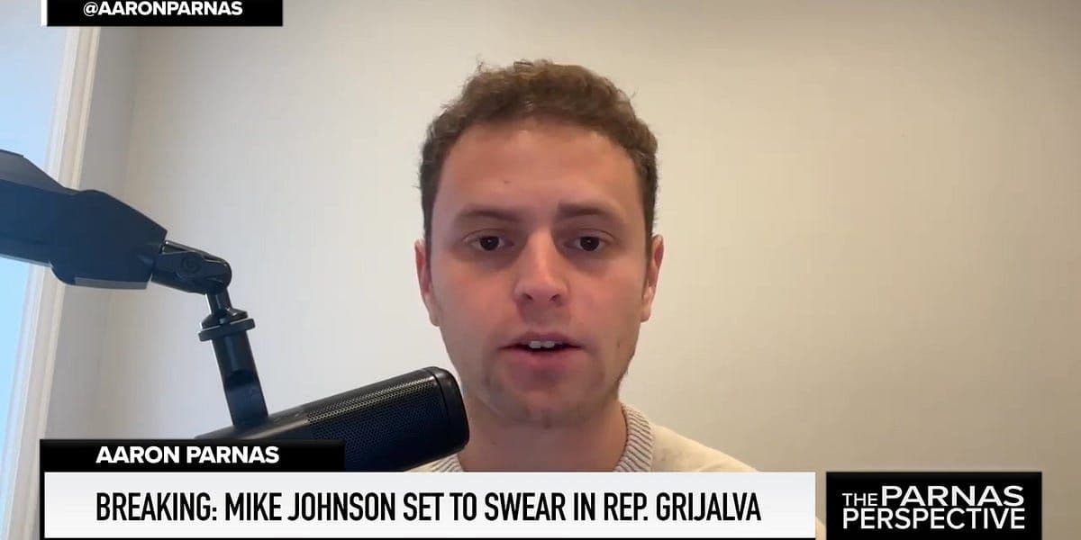 Mike Johnson Will Swear in Grijalva and Jeffries Blasts "Random Senators" Who Voted to Reopen Government