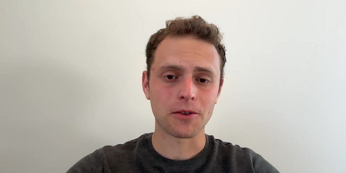 Donald Trump speaking, with text overlay of his quote claiming he runs "the country and the world"